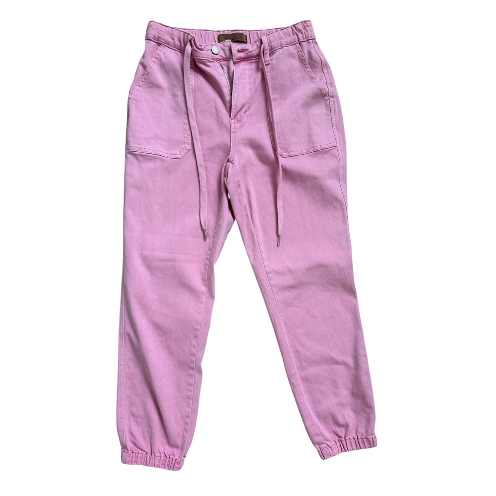 Judy Blue Pink Drawstring Jeans | Size 5/27 - Picture 4 of 9